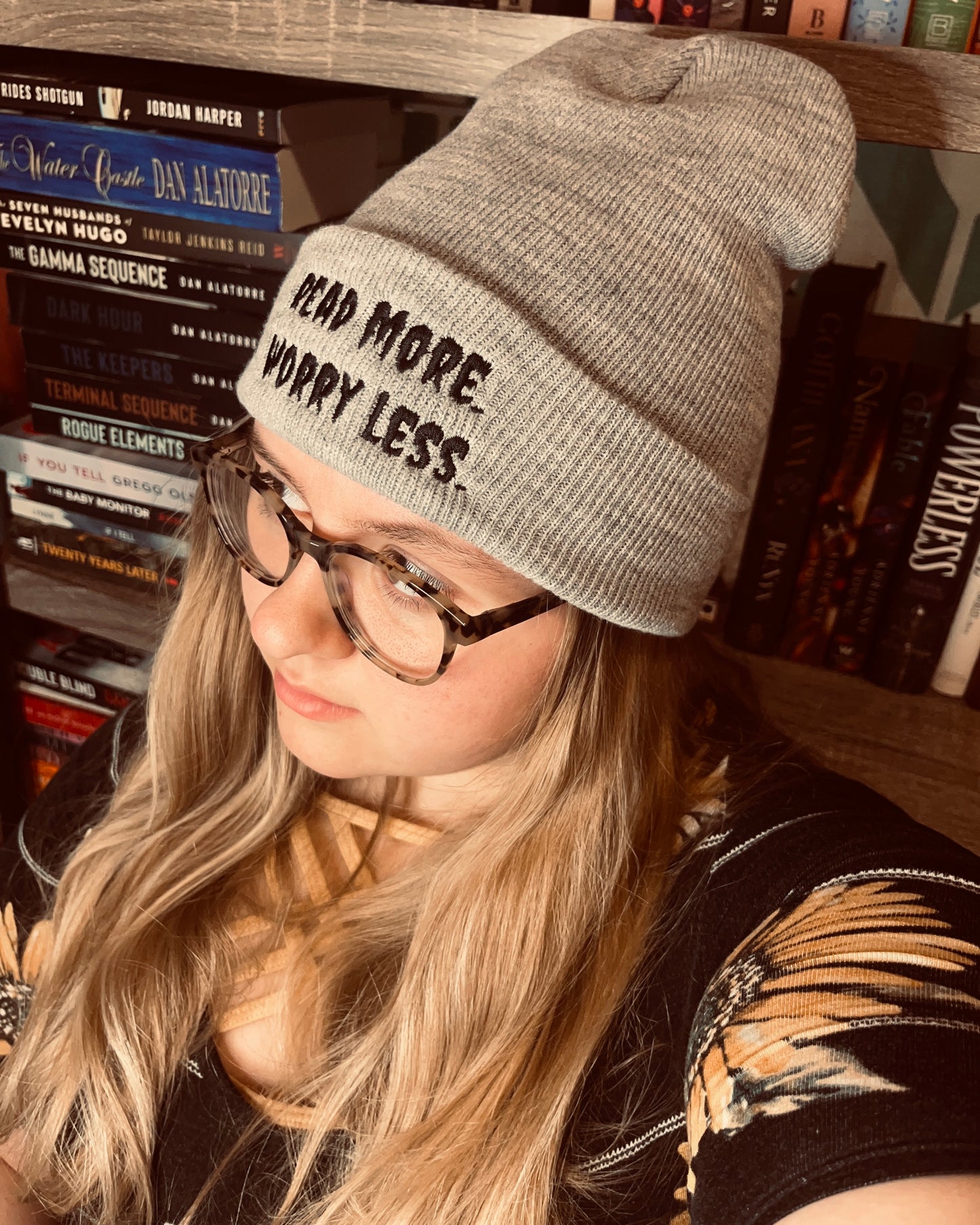 Read More/Worry Less Beanie