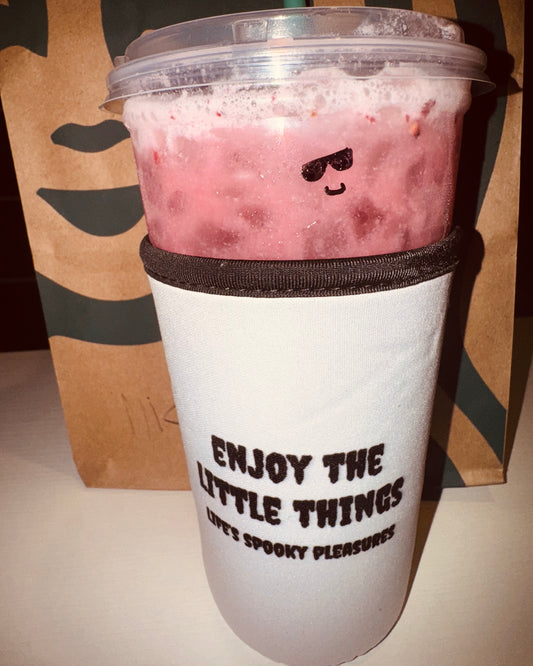 Enjoy The Little Things Iced Coffee Koozie