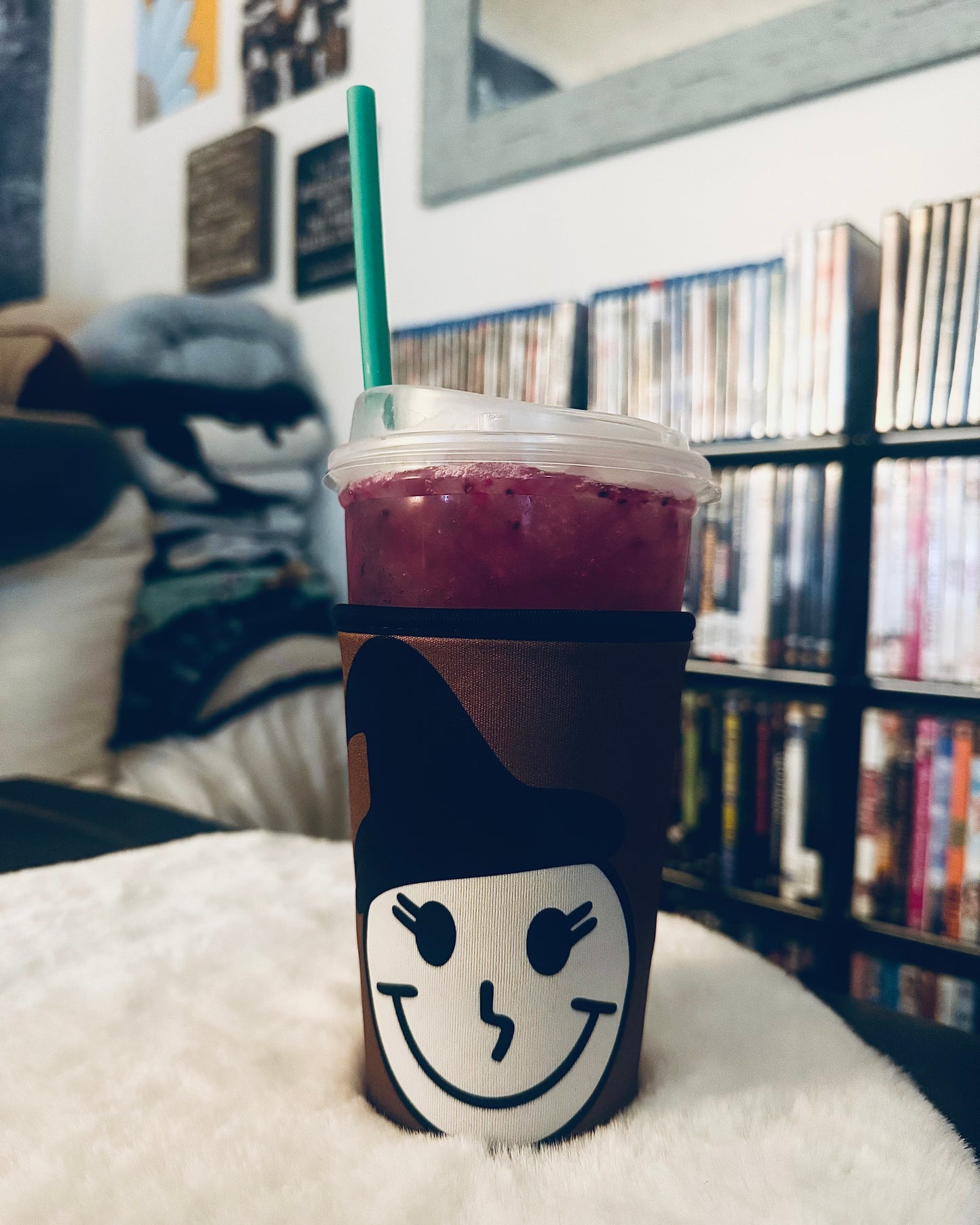 *Witch Smiley Iced Coffee Koozie