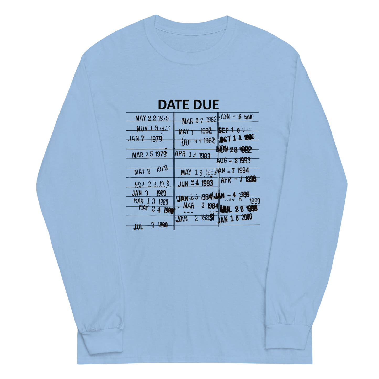 Date Due Long Sleeve