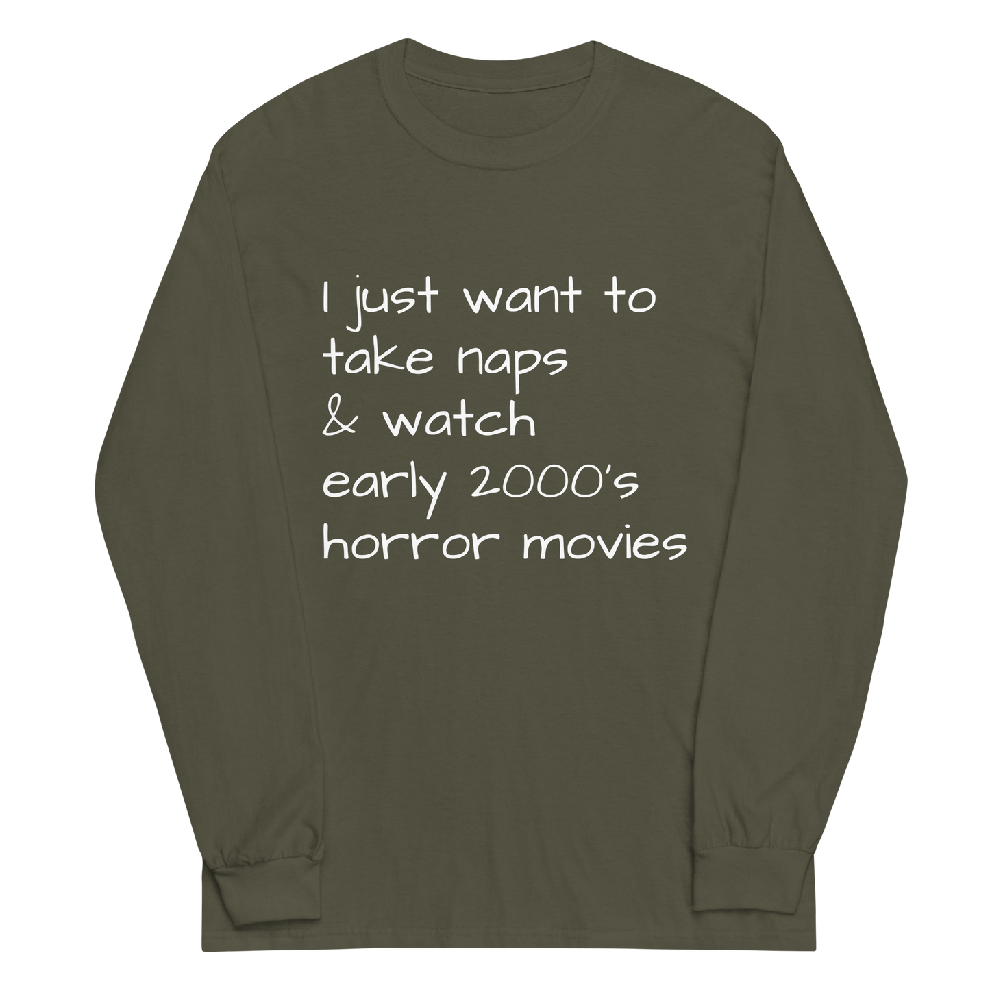 Naps & Early 2000’s Horror Long Sleeve