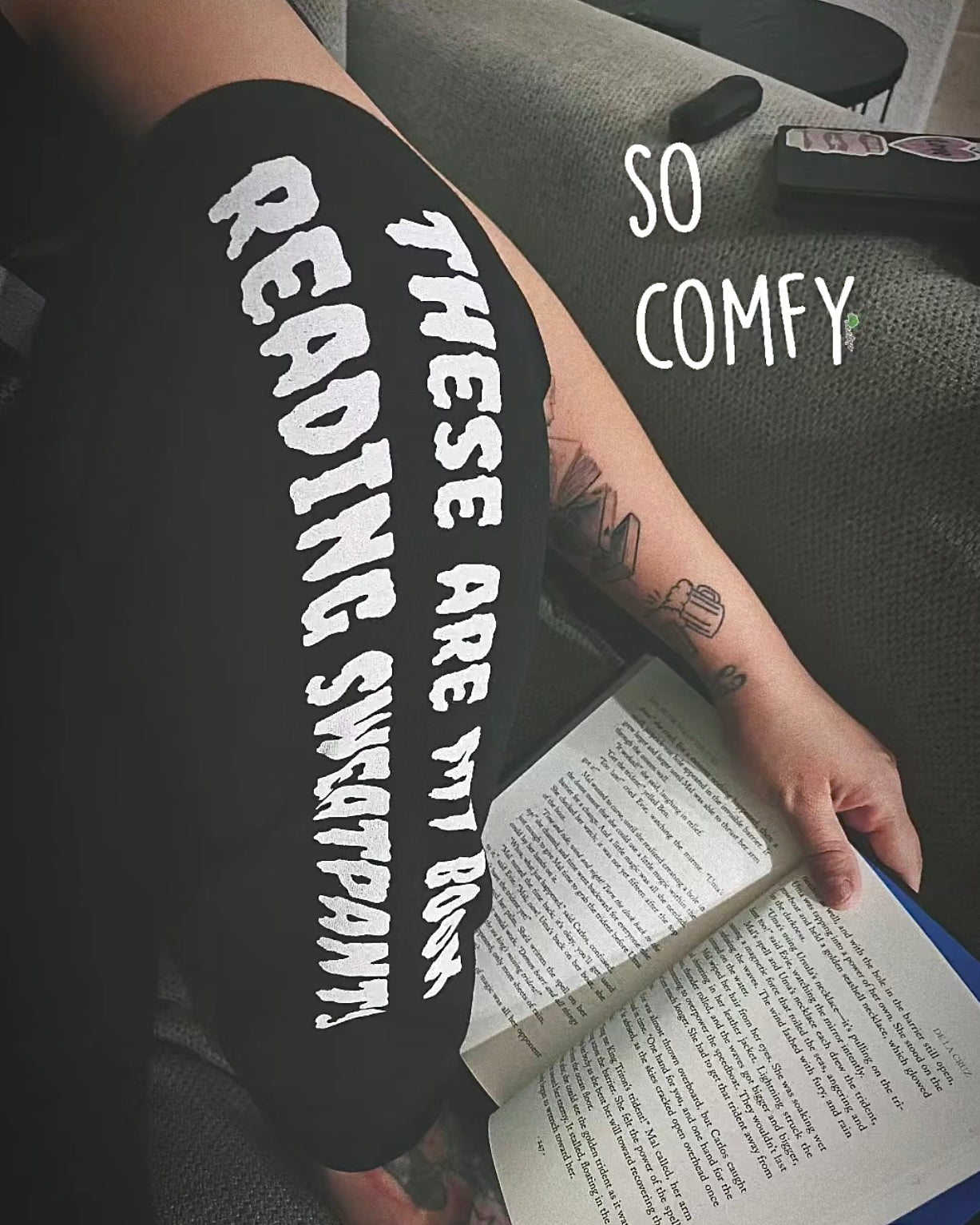 *Set 1. Book Reading Fleece Sweatpants