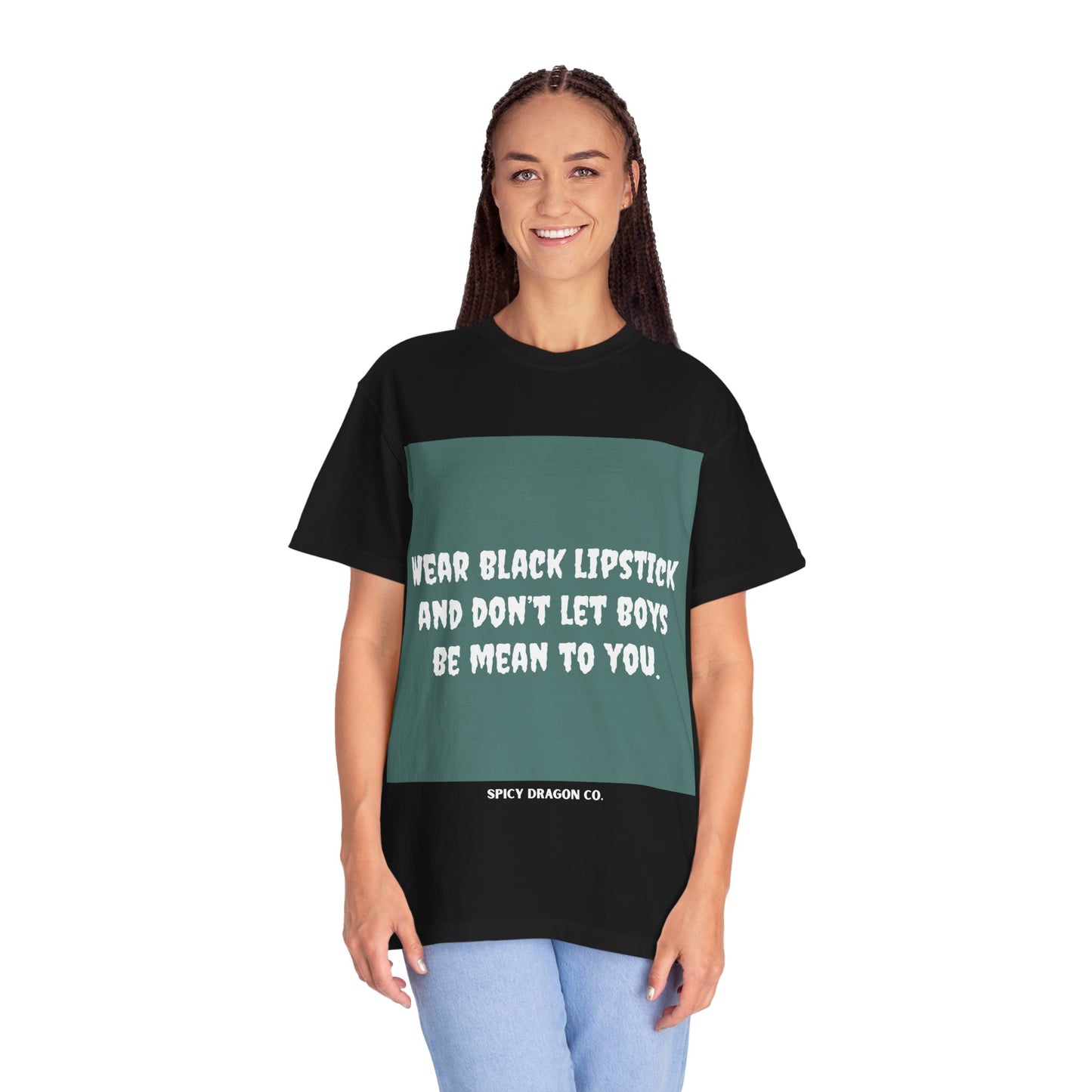 Black Lipstick Comfort Colors Tee