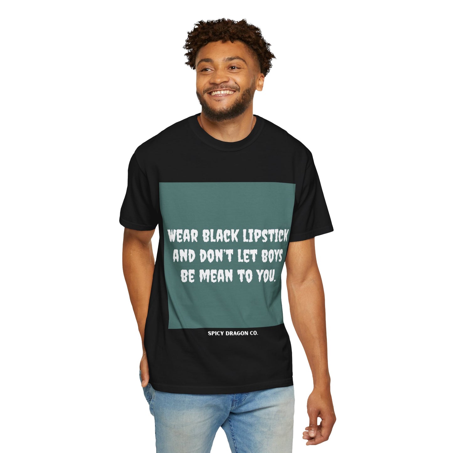 Black Lipstick Comfort Colors Tee