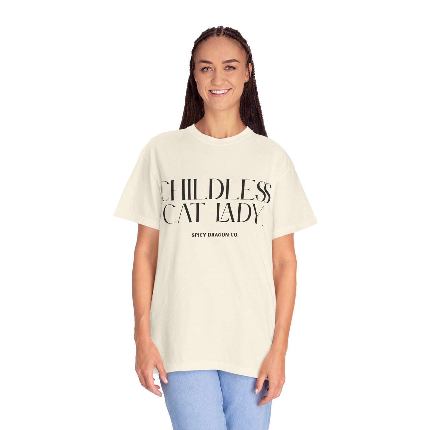 Childless Cat Lady Comfort Colors Tee