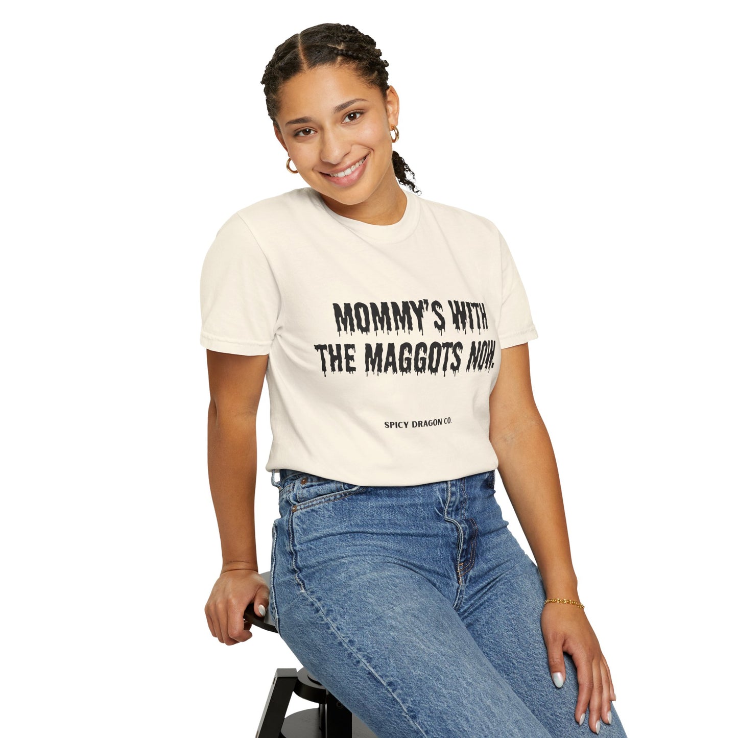 Maggot Mommy Comfort Colors Tee