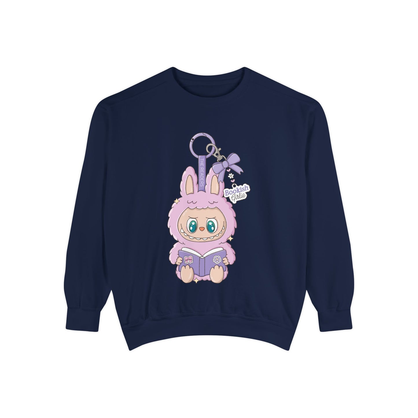 BuBu Bookish Girlie Comfort Colors Crewneck