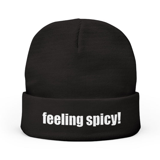 Feeling Spicy Embroidered Beanie