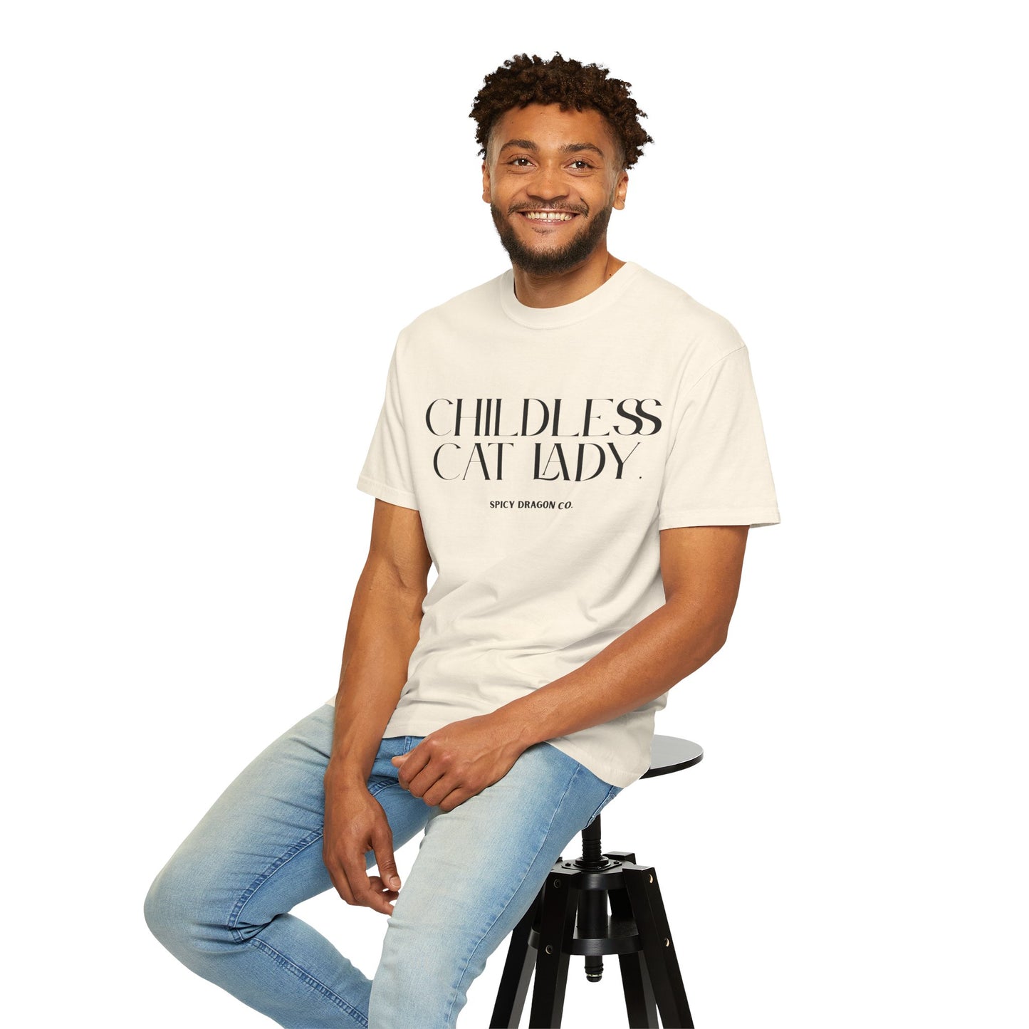 Childless Cat Lady Comfort Colors Tee