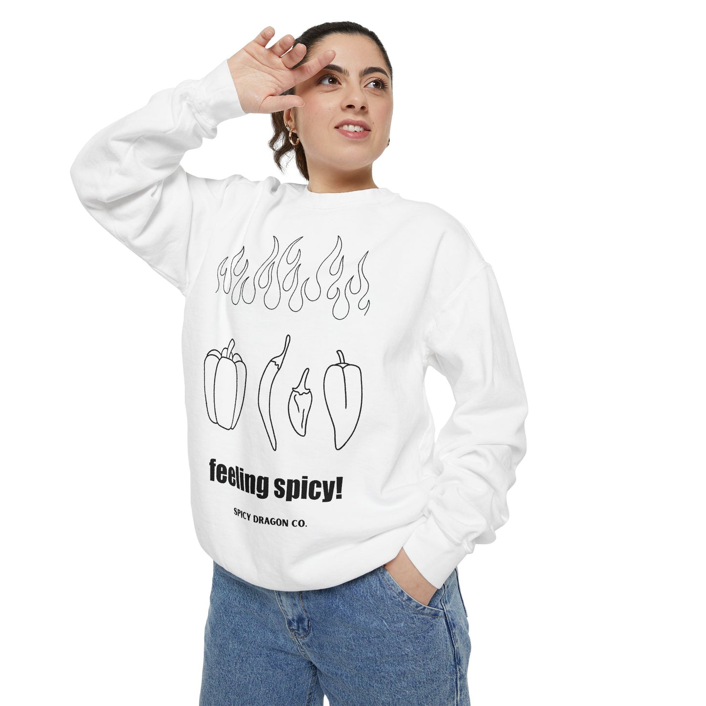 Feeling Spicy Comfort Colors Crewneck