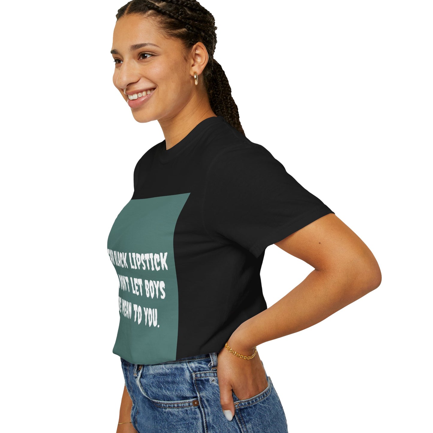 Black Lipstick Comfort Colors Tee