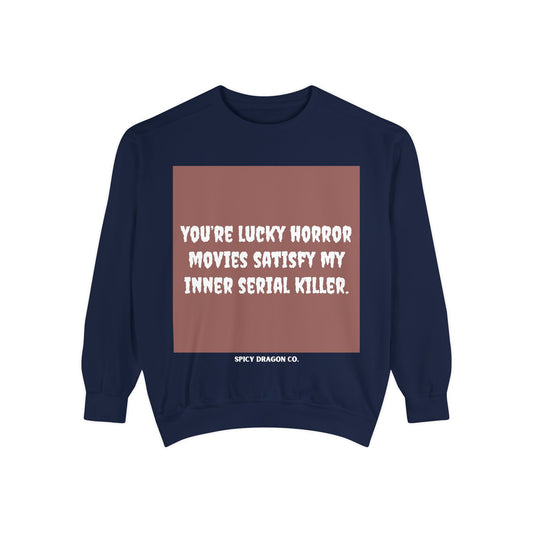 Inner Serial Killer Comfort Colors Crewneck