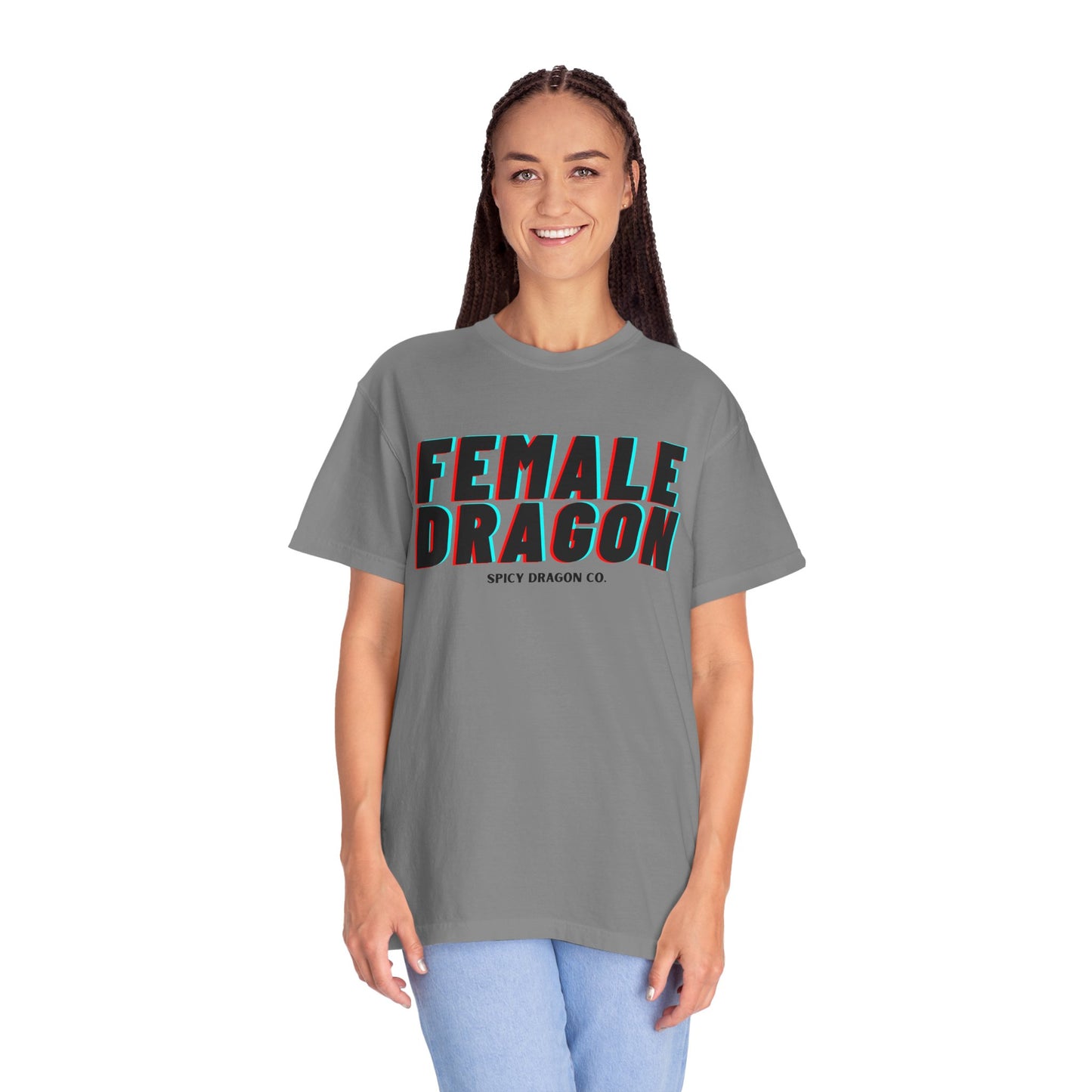 Female Dragon Comfort Colors Tee