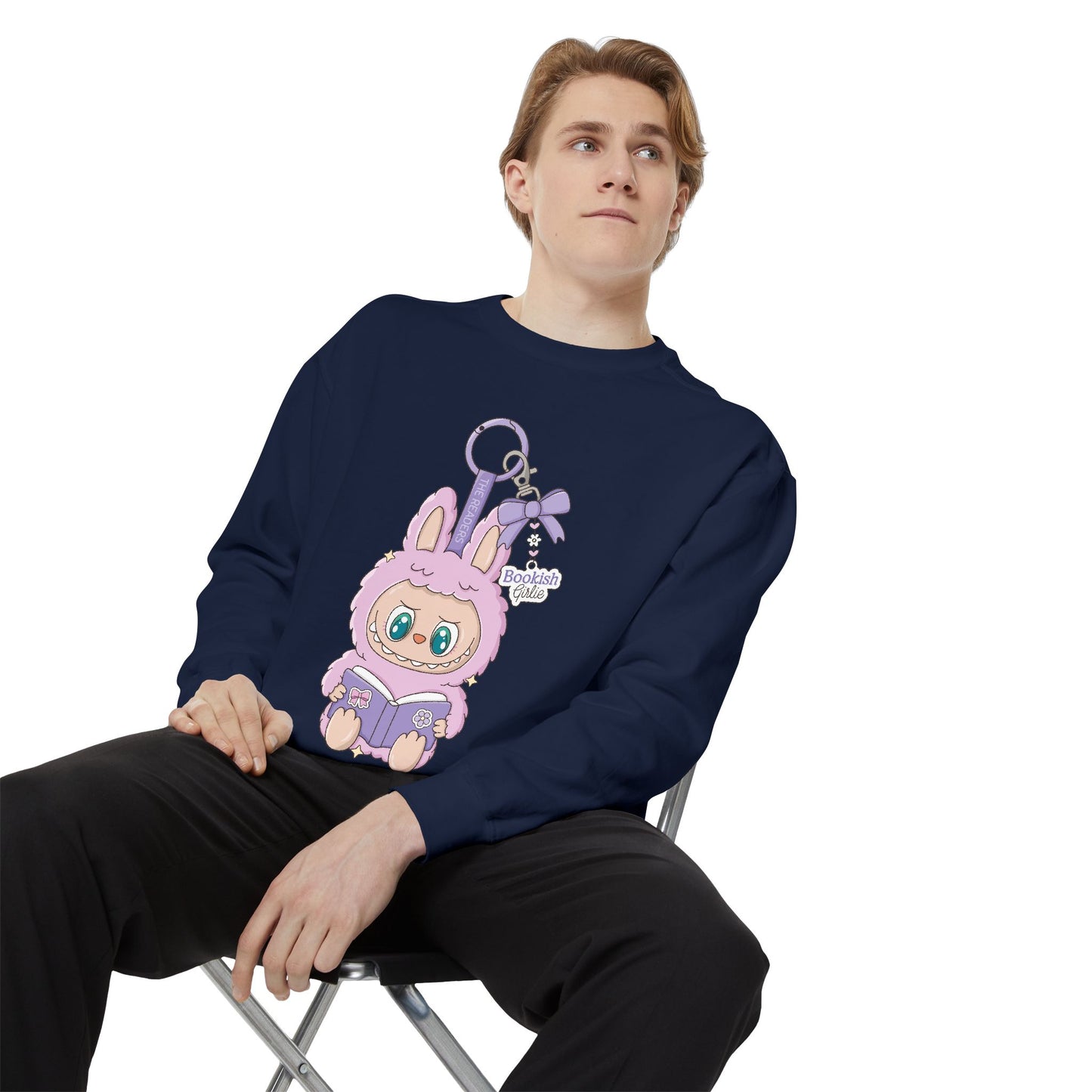 BuBu Bookish Girlie Comfort Colors Crewneck