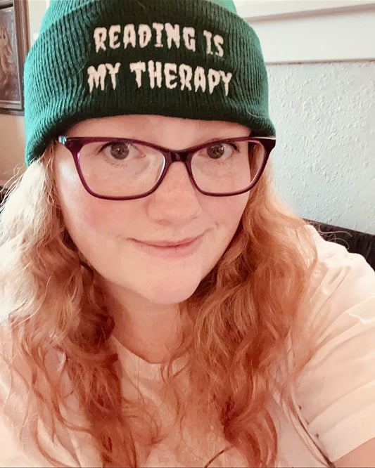 Reading Is My Therapy Beanie