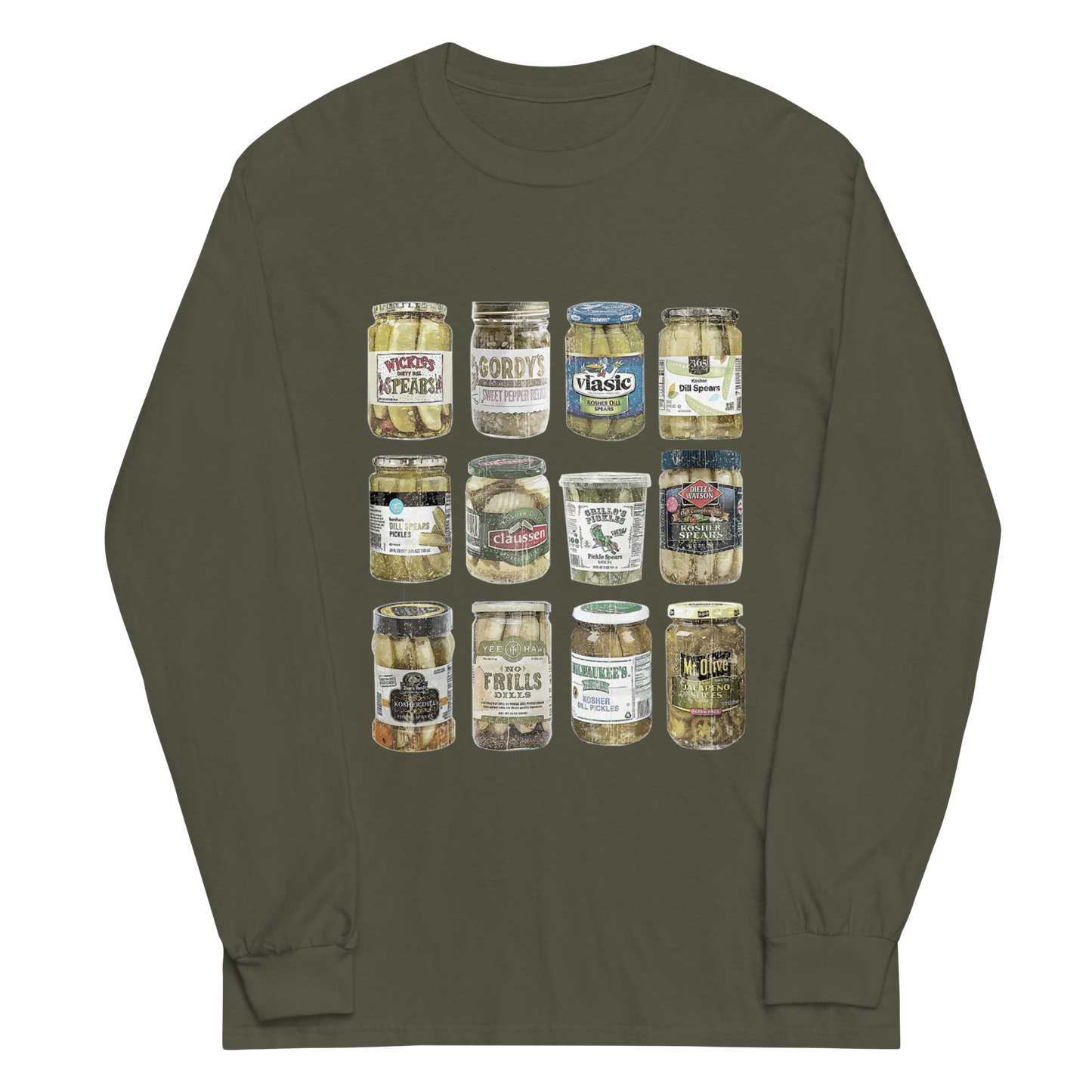 Vintage Pickle Jars Long Sleeve