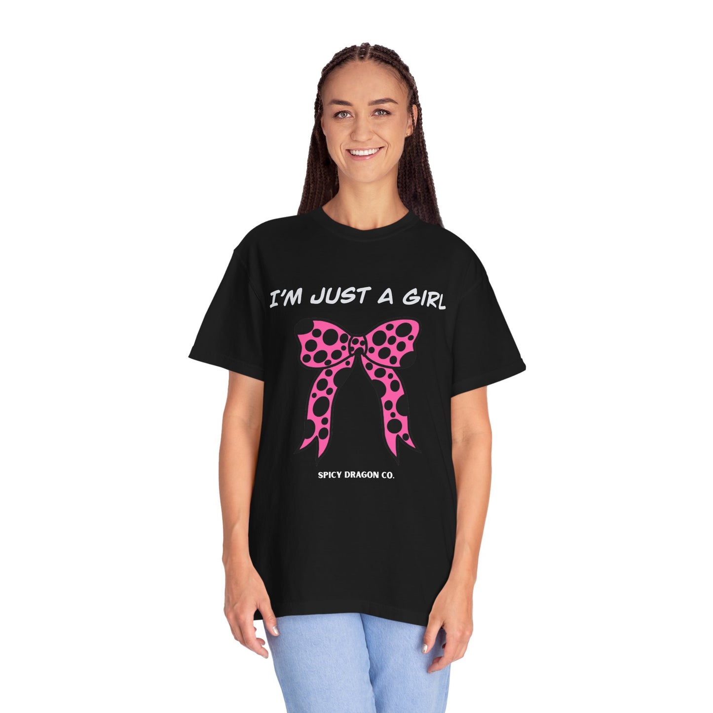 Just A Girl Comfort Colors Tee