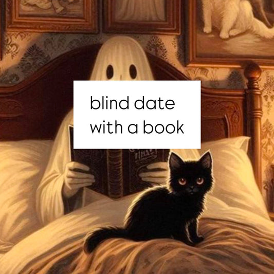 blind date with a book (book, book sleeve, bookmark, stickers, & extra surprises)