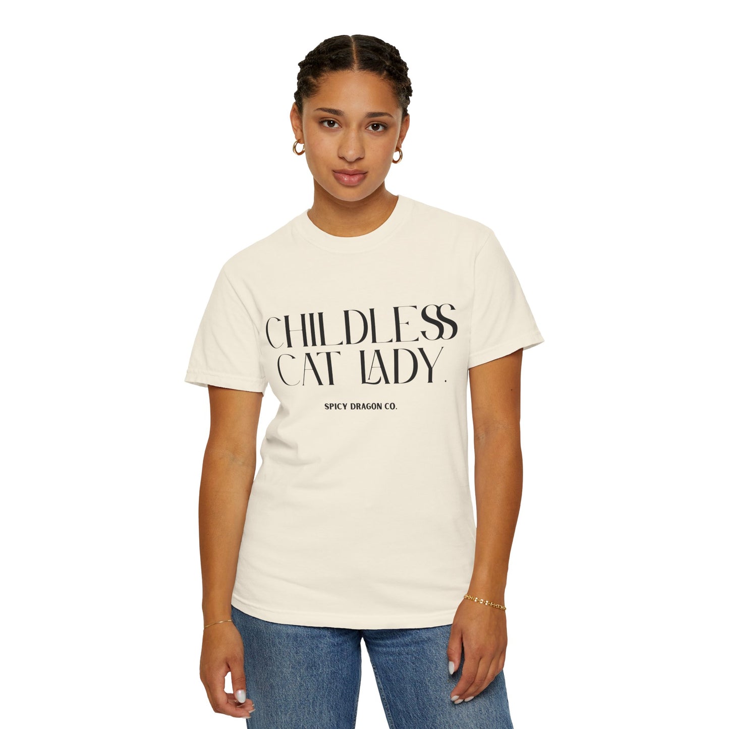 Childless Cat Lady Comfort Colors Tee