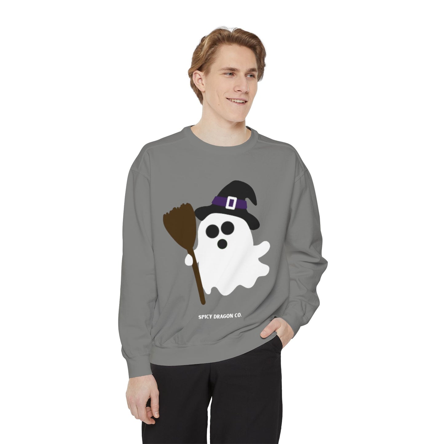 Ghosty Witch Comfort Colors Crewneck