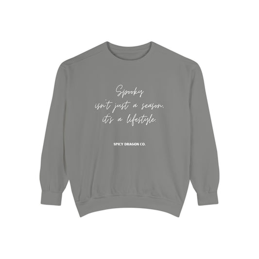 Spooky Lifestyle Comfort Colors Crewneck
