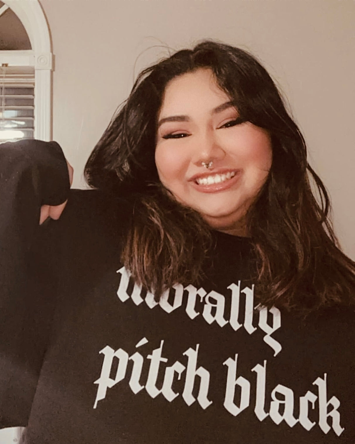 Morally Pitch Black Crewneck