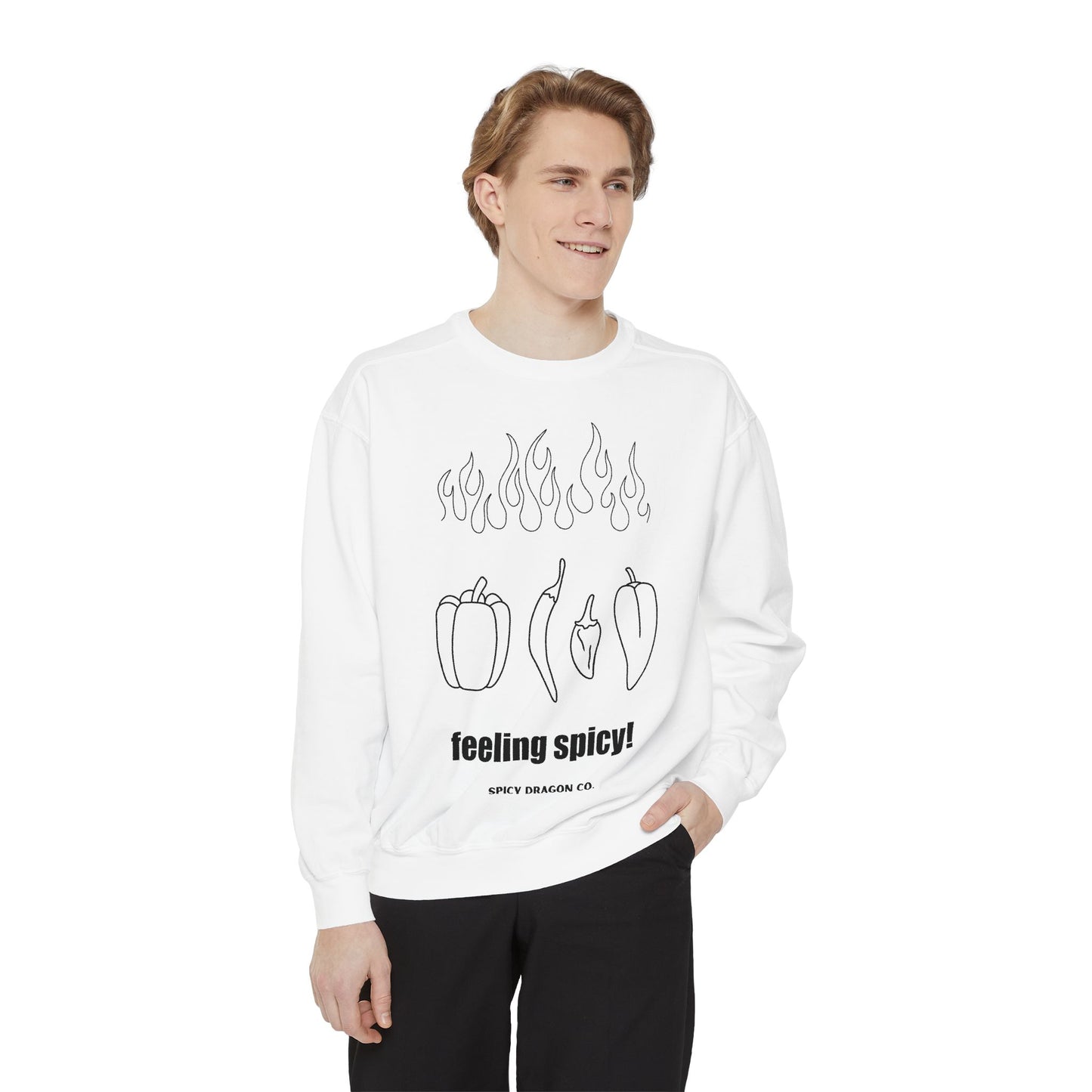 Feeling Spicy Comfort Colors Crewneck