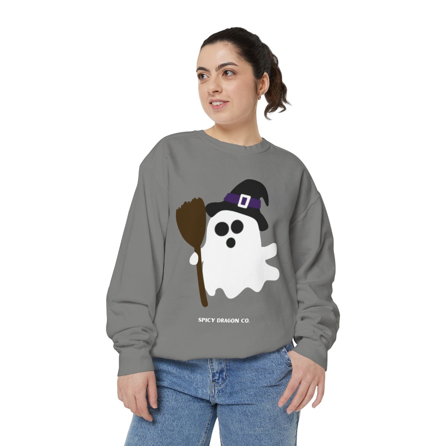 Ghosty Witch Comfort Colors Crewneck