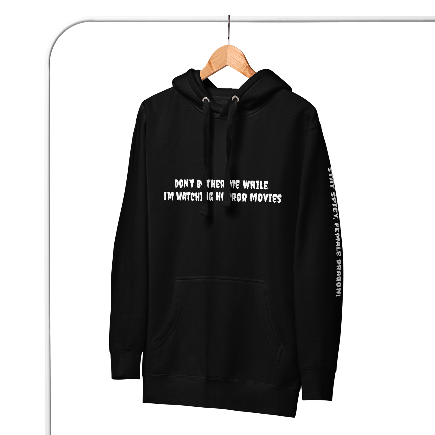 Set 3. Don’t Bother Me / Watching Horror Movies Premium Hoodie