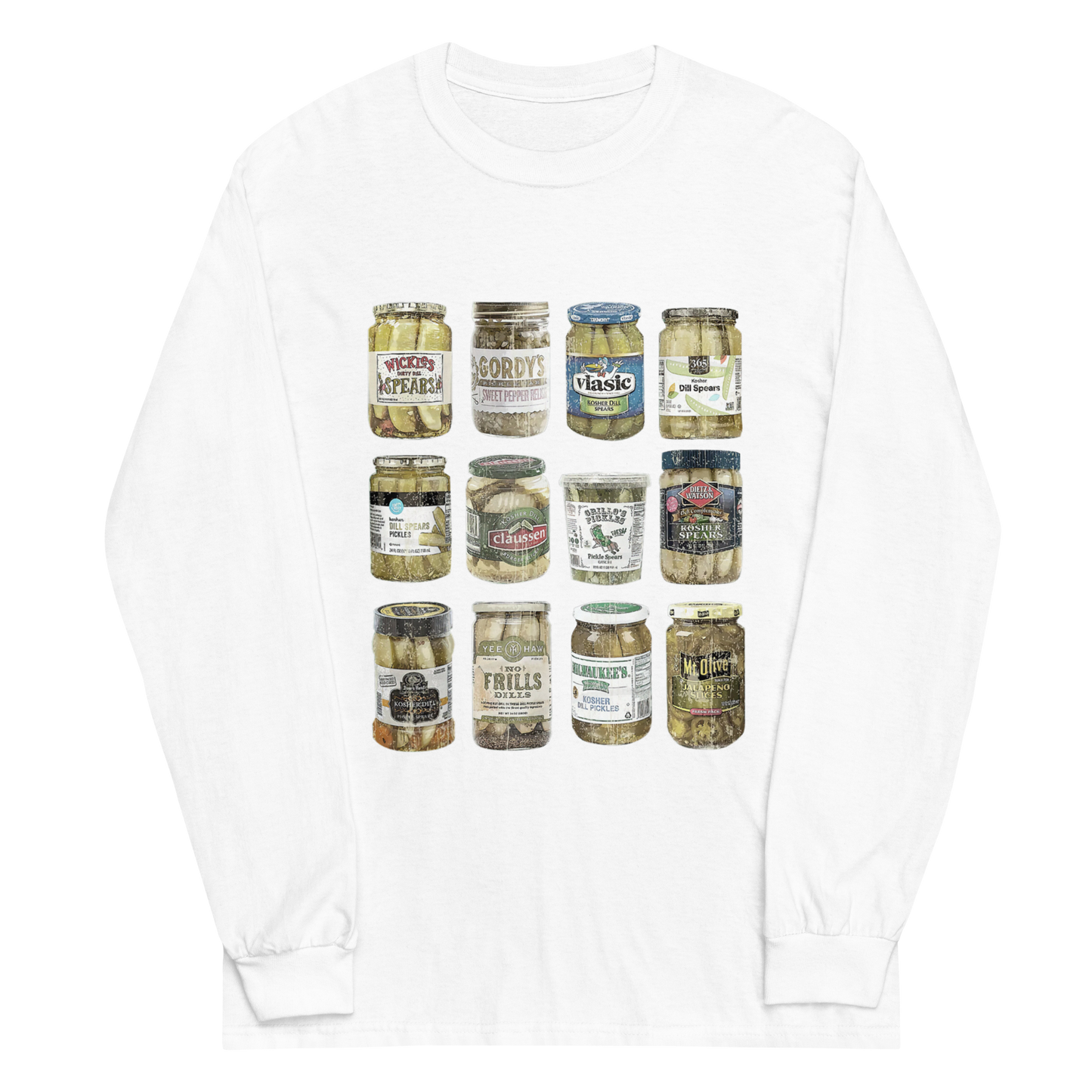 Vintage Pickle Jars Long Sleeve