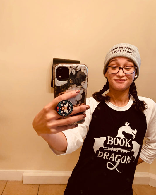 Book Dragon Baseball Tee