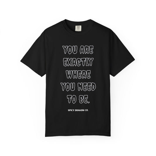 Where You Need To Be Comfort Colors Tee