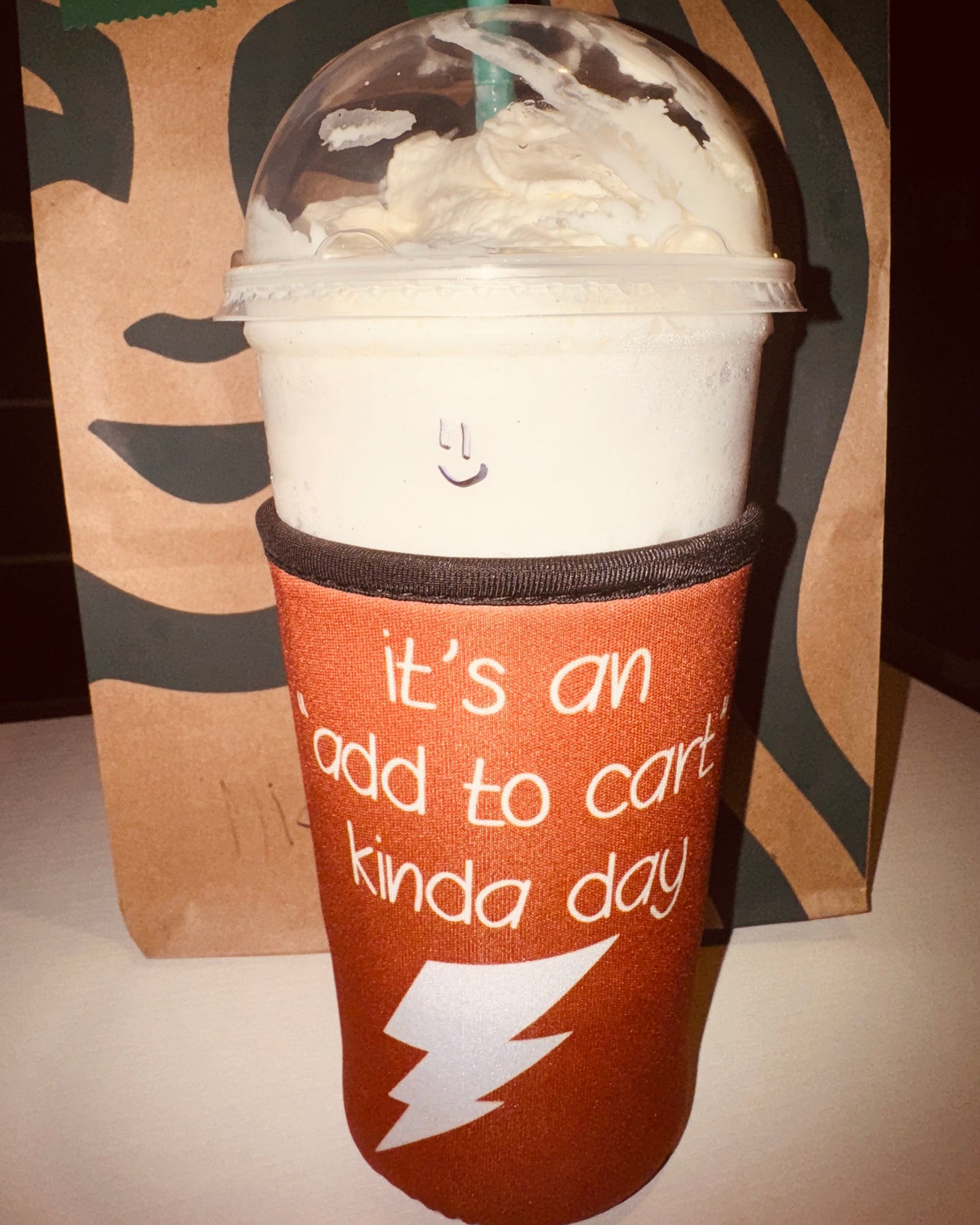 Add To Cart Iced Coffee Koozie