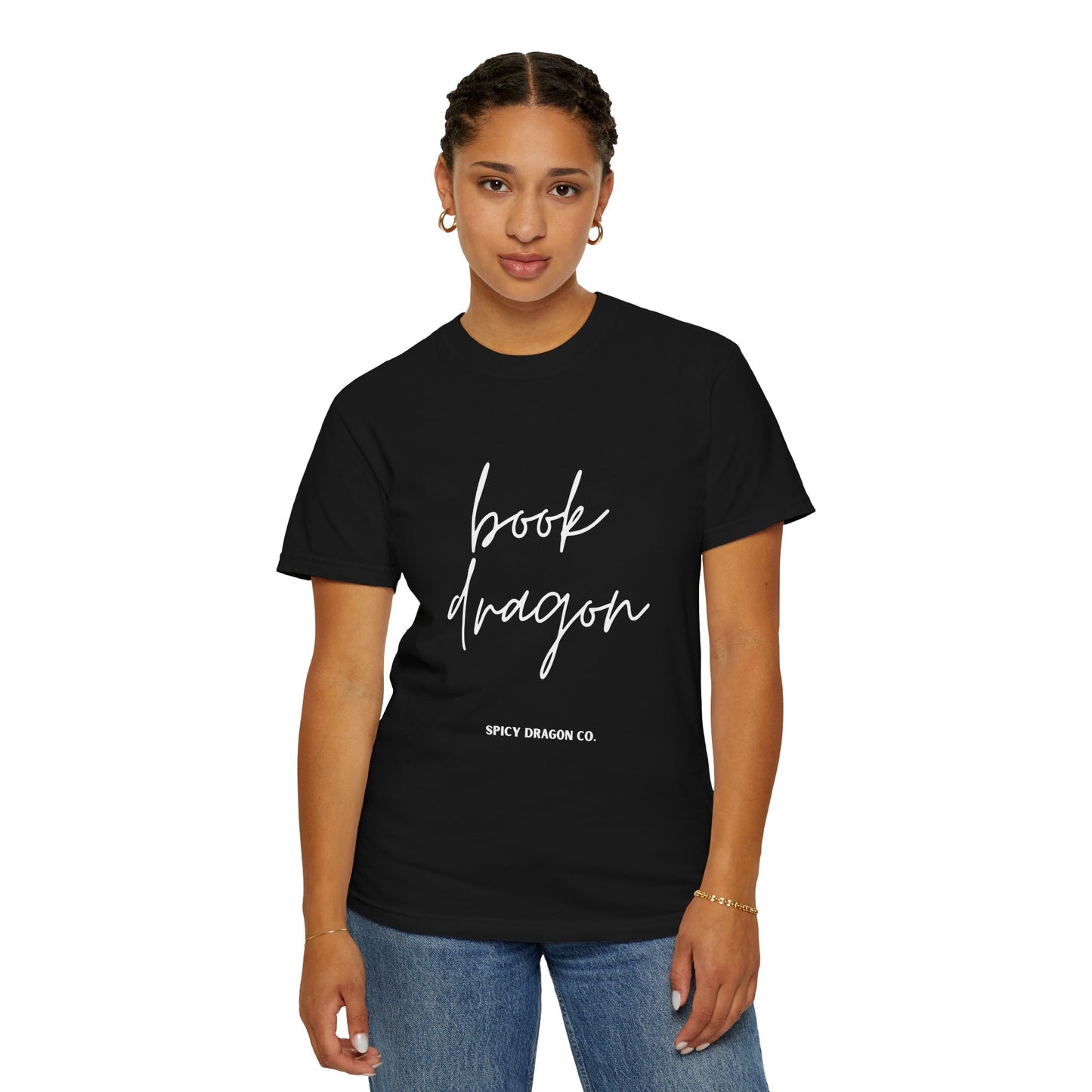 Book Dragon Comfort Colors Tee