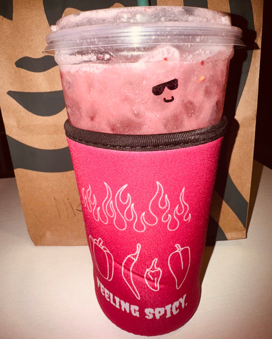Feeling Spicy Iced Coffee Koozie