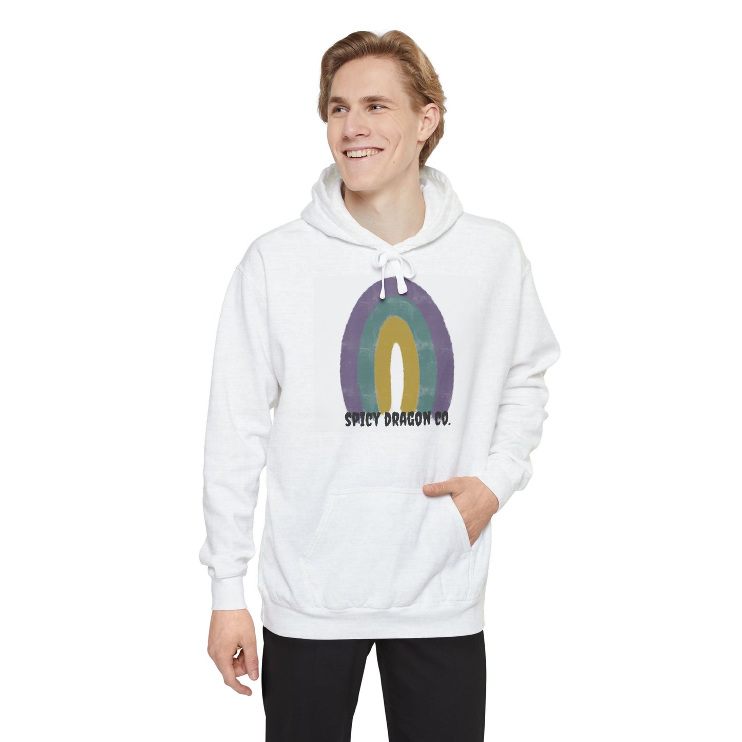Spooky Rainbow Logo Comfort Colors Hoodie