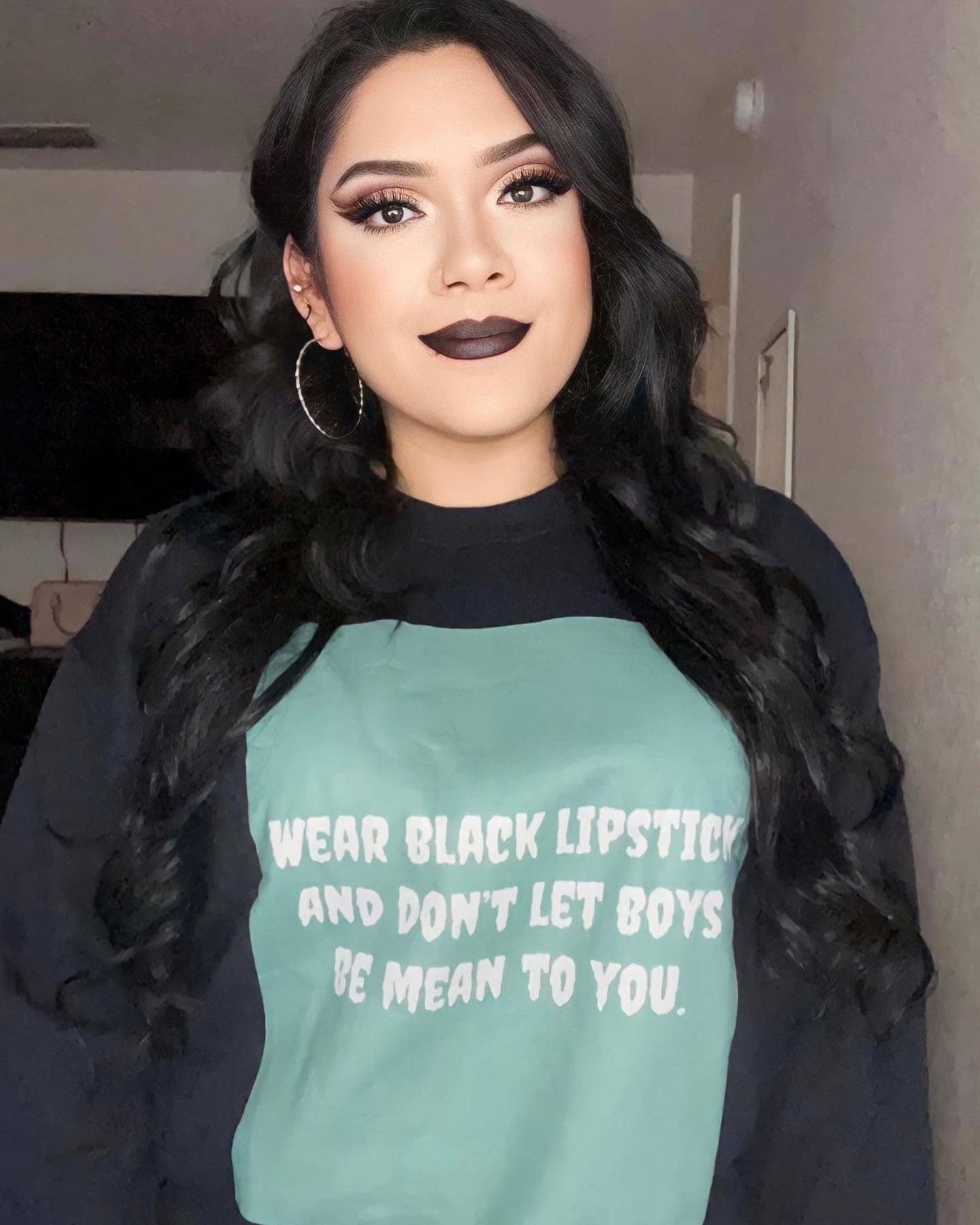 Black Lipstick Crewneck