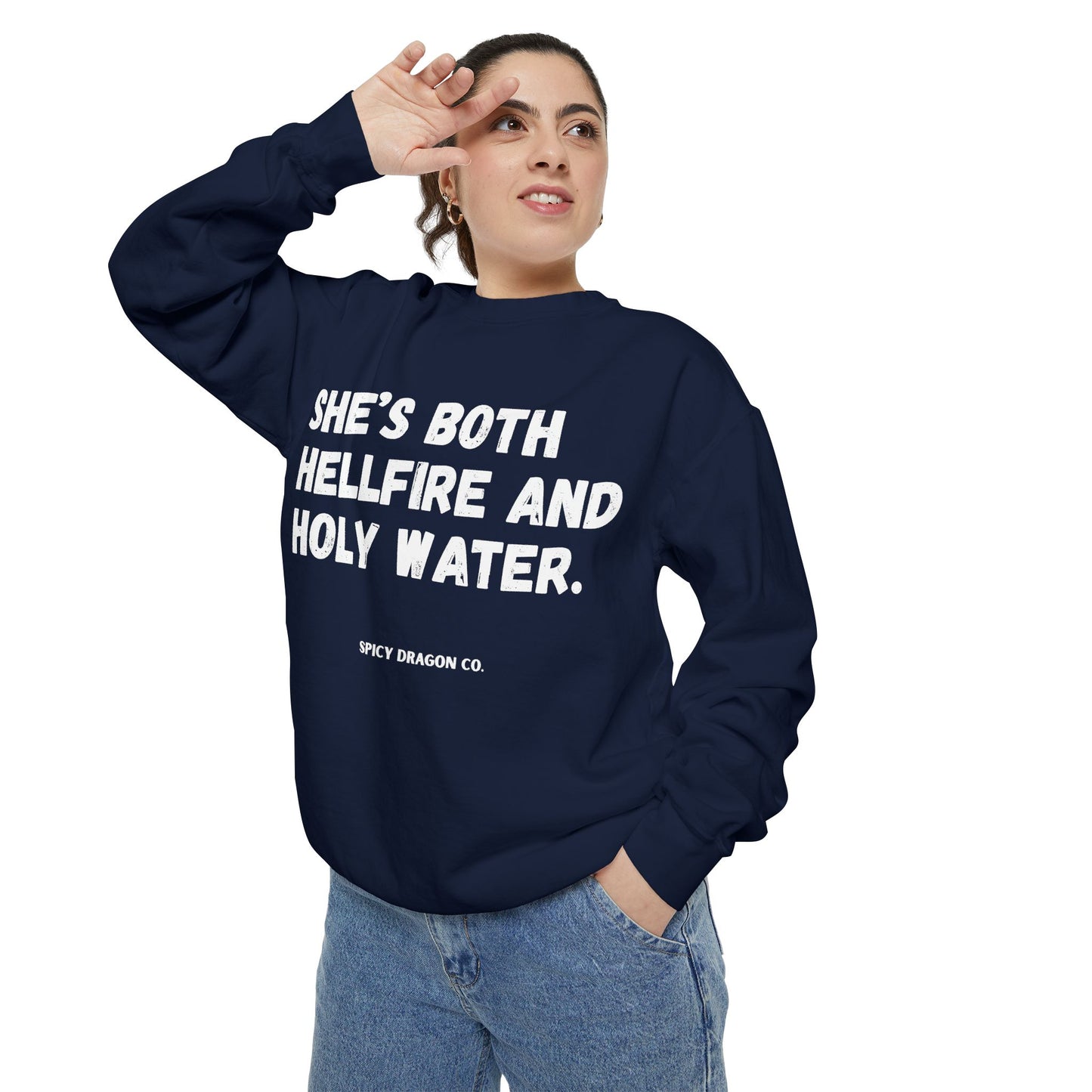 Hellfire & Holy Water Comfort Colors Crewneck