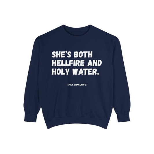 Hellfire & Holy Water Comfort Colors Crewneck