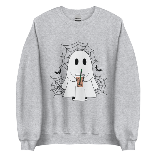 Ghosty With Coffee Crewneck