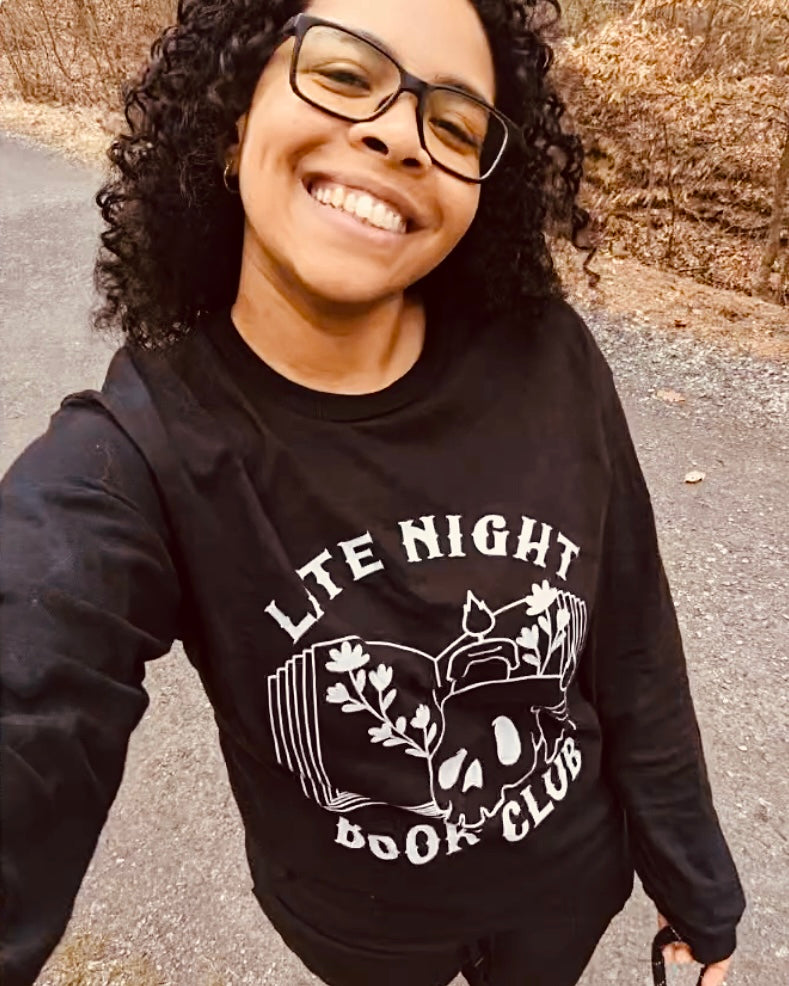 Late Night Book Club Long Sleeve