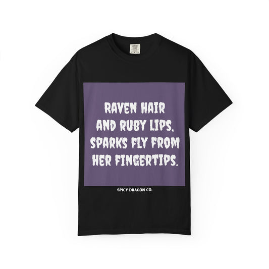 Raven Hair/Ruby Lips Comfort Colors Tee