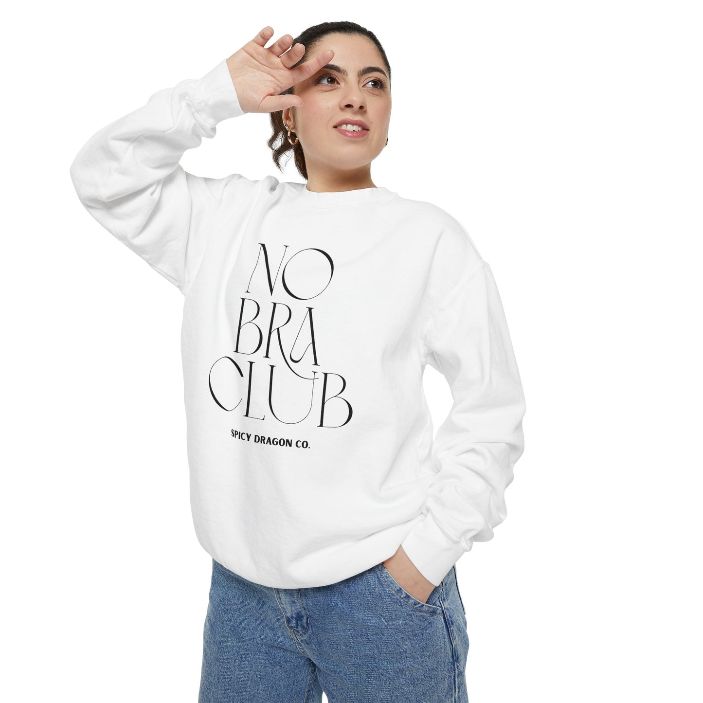 No Bra Club Comfort Colors Crewneck