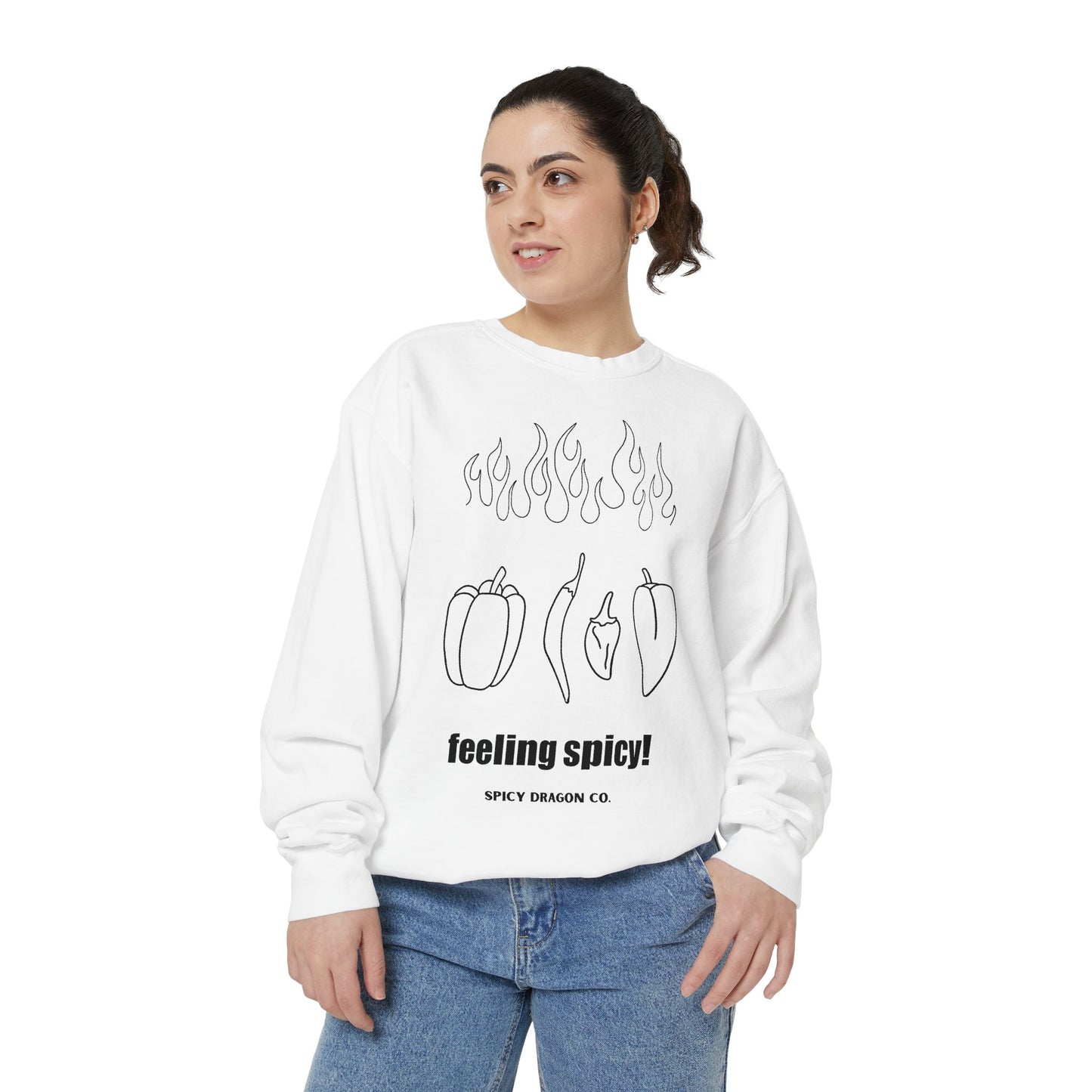 Feeling Spicy Comfort Colors Crewneck