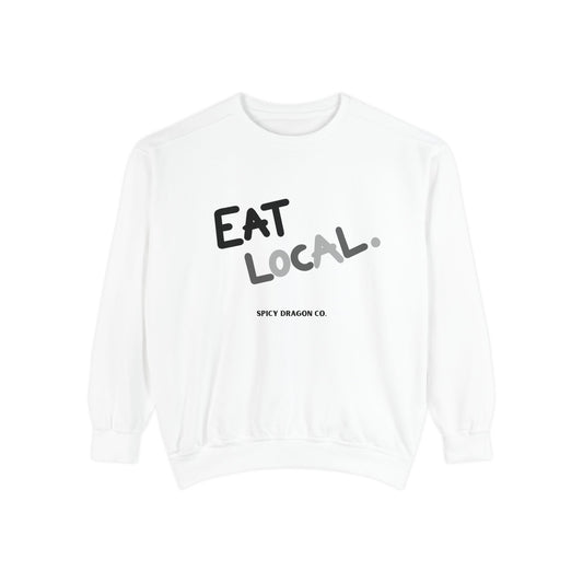Eat Local Comfort Colors Crewneck