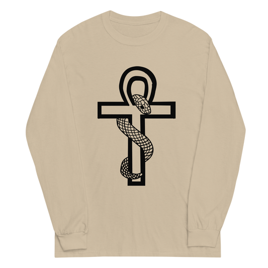 Ankh With Snake Long Sleeve