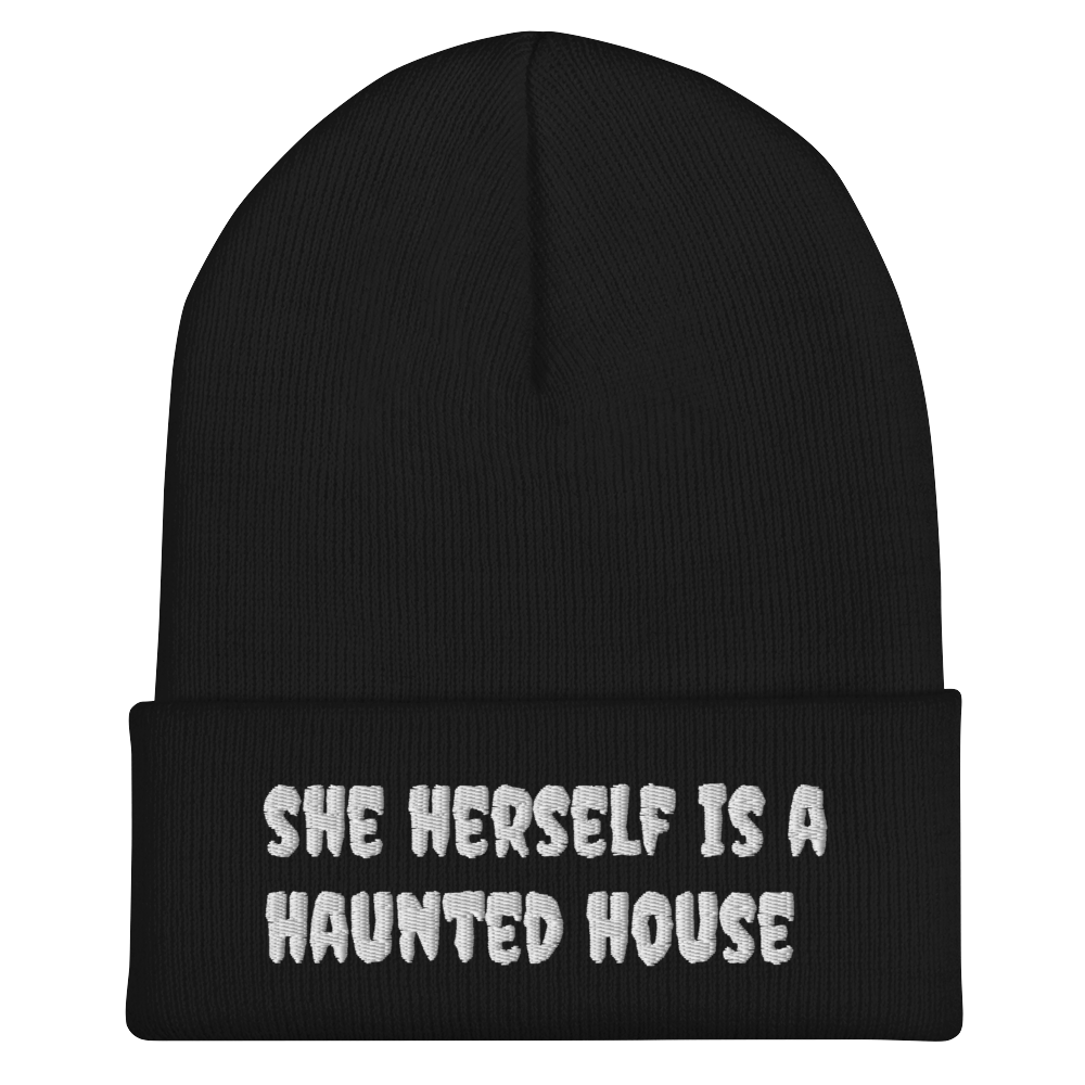 She’s A Haunted House Beanie