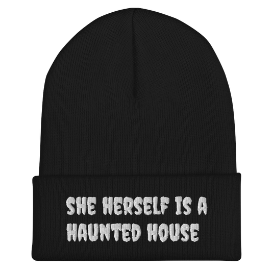 She’s A Haunted House Beanie