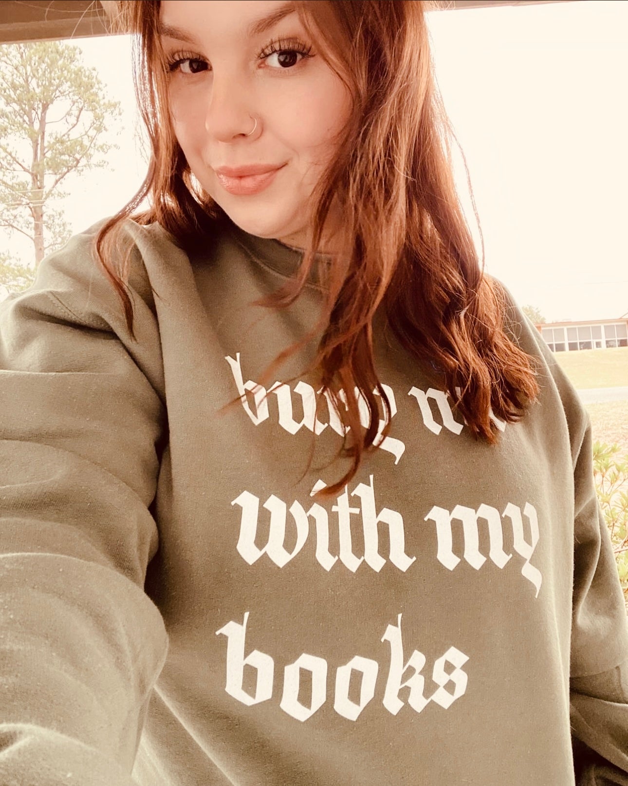 Bury Me With My Books Crewneck