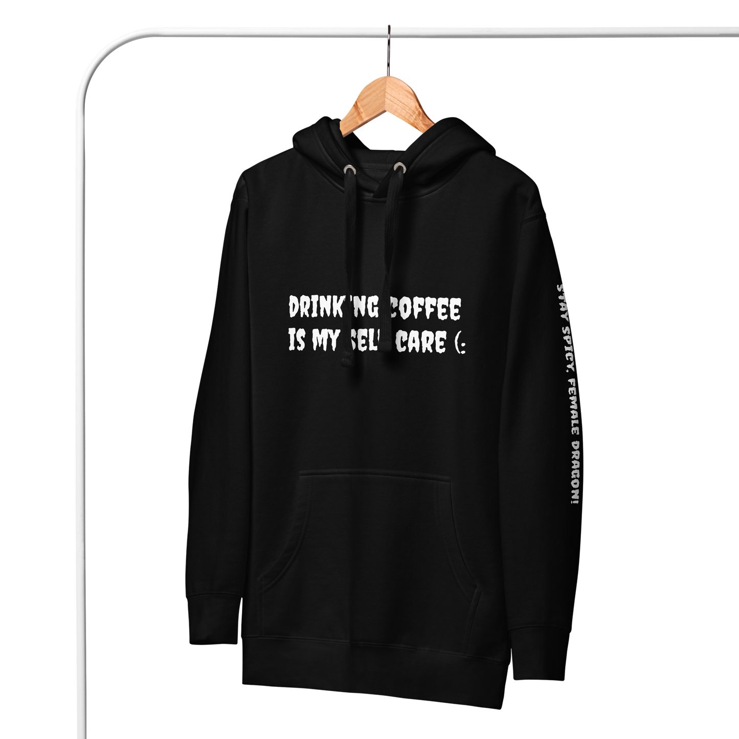 Set 6. Self Care / Drinking Coffee Premium Hoodie